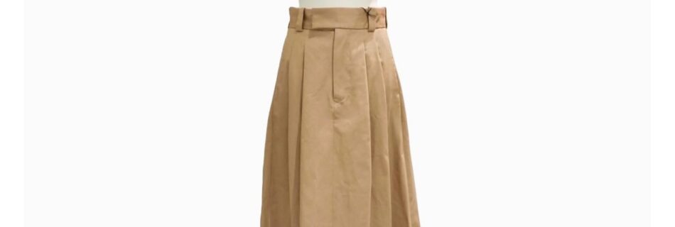 SCYE San Joaquin Cotton Chino Midi Skirt