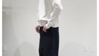 apartir styling_LENO SWEAT SHIRTベーシックなスウェットに見えてそれだけでない。