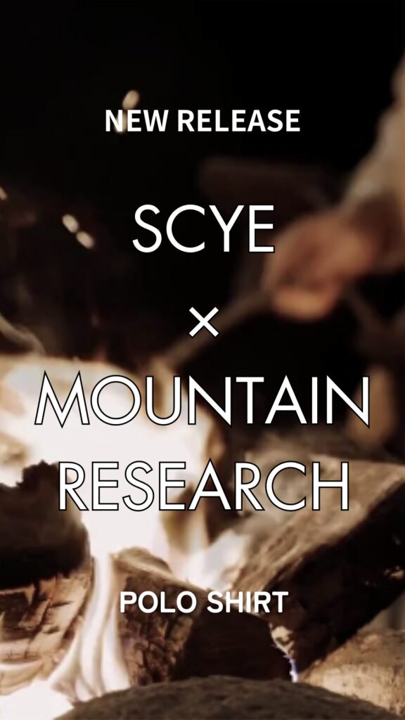 Scye × Mountain Research Special Collaboration POLO